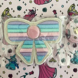 SCL pastel bow patch || NWT!